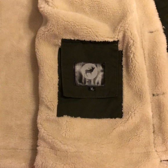 Wild Elk Wear Faux Shearling Lined Jacket - Picture 3 of 3